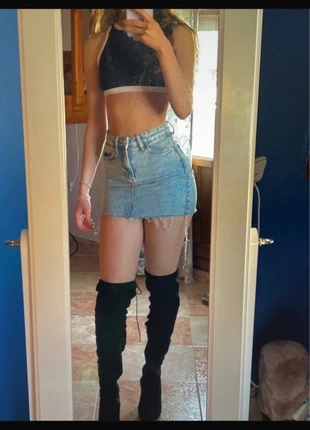 Minifalda vaquera Bershka, marca: Bershka, estado: Muito bom, tamanho: XS / 34 / 6, €9.00, €10.15 inclui Proteção do Comprador