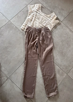 Pantalon fluide taupe, marke: Promod, zustand: Sehr gut, größe: M / 38 / 10, 6,00 €, 7,00 € inklusive Vinted-Käuferschutz