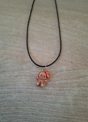 Ketting peperkoek meisje. Kerst, merk: kerst ketting zwart, staat: Heel goed, € 1,50, € 2,28 inclusief Kopersbescherming