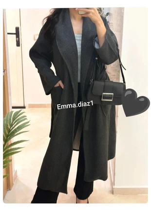 Manteau laine gris chiné long, marque: Boutique indépendante, état: Très bon état, taille: L / 40 / 12, 29,50 €, 31,68 € Protection acheteurs incluse