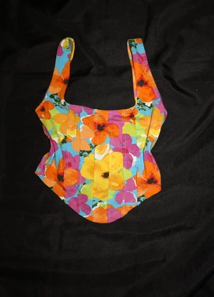 Bustier Fleuri Vintage, brand: Vintage Dressing, condizioni: Ottime, taglia: S / IT 40 / EU 36, €9.99, €11.19 include la Protezione acquisti