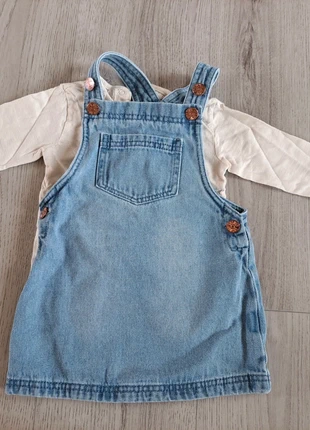 Jeanskleedje, marca: Zeeman, estado: Bom, tamanho: 18-24 meses / 86 cm, €3.00, €3.85 inclui Proteção do Comprador