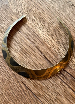 Vintage spang choker metaal 80’s, merk: Vintage Love, staat: Heel goed, € 4,95, € 5,90 inclusief Kopersbescherming