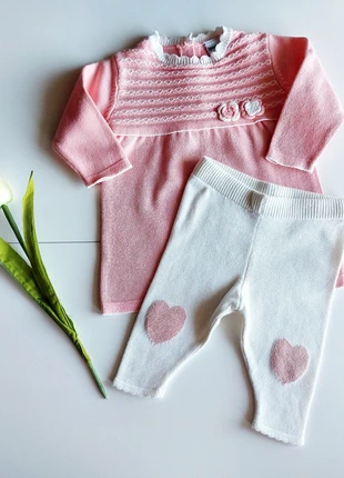 🌸 Conjunto bebé Fofinho | Até 1-2 Meses (53cm) | Algodão Suave & Detalhes Amorosos 💞, marca: 3 Pommes, estado: Muito bom, tamanho: Até 1 mês / 50 cm, €6.70, €7.74 inclui Proteção do Comprador