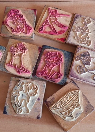 Lot de 10 tampons encreurs Walt Disney, marke: Disney, zustand: Gut, größe: Einheitsgröße, 8,00 €, 9,10 € inklusive Vinted-Käuferschutz