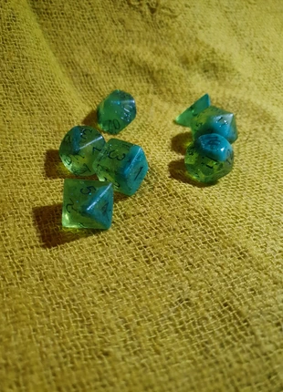 Set de Dés vert, brand: Fait Main, condition: New without tags, €6.00, €7.00 includes Buyer Protection