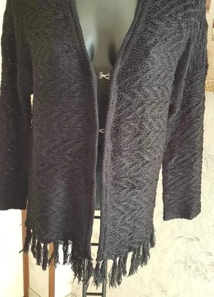 long gilet kimono noir, estado: Novo sem etiquetas, tamanho: XL / 42 / 14, €15.00, €16.45 inclui Proteção do Comprador