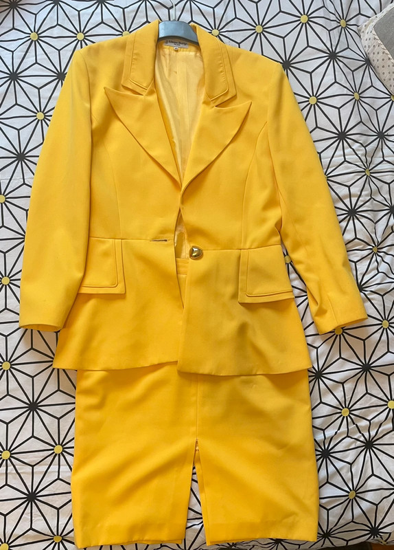 Tailleur jaune Liliane Burty Paris | Vinted