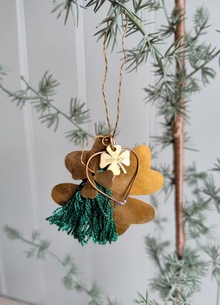 Prachtig! Kerst ornament goudkleurig brass klavertje vier Sissyboy, merk: Sissy Boy, staat: Heel goed, € 8,50, € 9,63 inclusief Kopersbescherming Pro