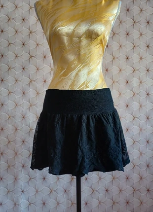 Mini jupe noir, marca: Pull & Bear, estado: Muy bueno, tamaño: S / 36 / 8, 4,89 €, 5,83 € Protección al comprador Pro incluida