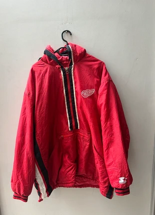 Vintage Detroit Red Wings Starter Pullover Jacket (Size L), brand: Starter, condition: New without tags, size: L, €65.00, €68.95 includes Buyer Protection