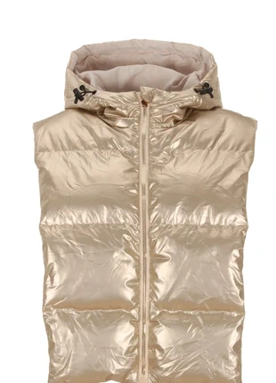 Capuche doudoune, Doré et beige, Gold & Silver, merk: Gold & Silver, staat: Nieuw met prijskaartje, maat: Universele maat, € 39,00, € 41,65 inclusief Kopersbescherming