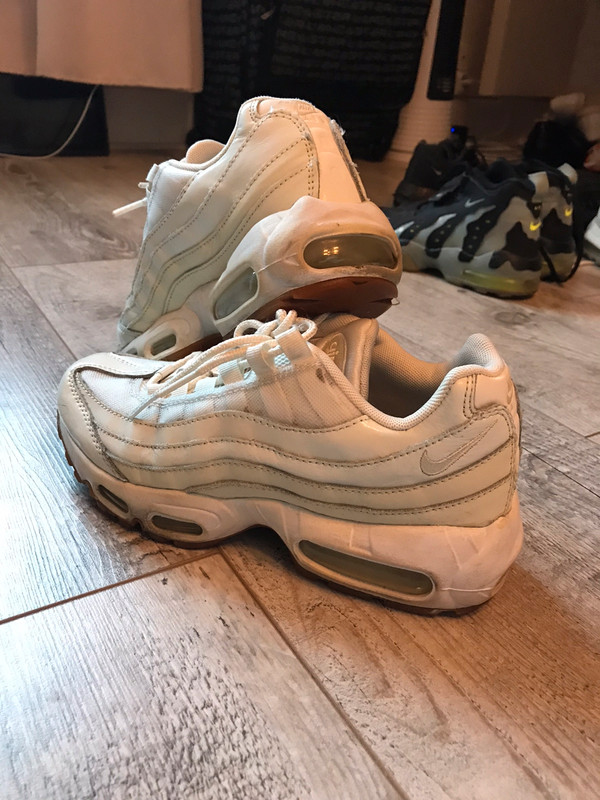 Air max 95 blanche creme
