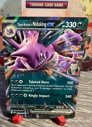 Pokémon kaart - Team Rocket’s Nidoking ex, marque: Pokémon, état: Comme neuf, 1,50 €, 2,28 € Protection acheteurs incluse