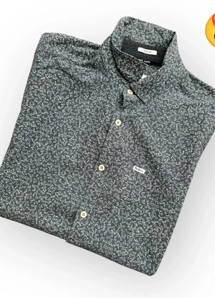 Chemise a motif pepe jeans bleu et blanc a logo brodé en coupe regular et en taille M, marque: Pepe Jeans, état: Très bon état, taille: M, 8,00 €, 9,10 € Protection acheteurs incluse
