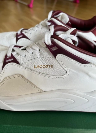 Baskets Court Slam blanc/bordeaux Lacoste, marke: Lacoste, zustand: Sehr gut, größe: 40.5, 50,00 €, 53,20 € inklusive Vinted-Käuferschutz