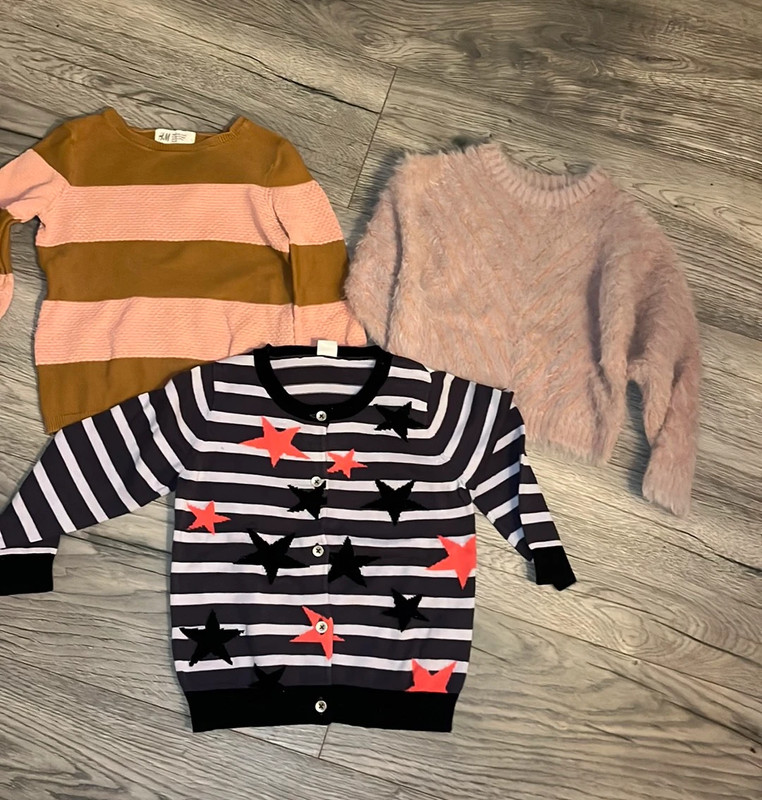 Meisjes truien • maat 98 • Hema & H&M 1