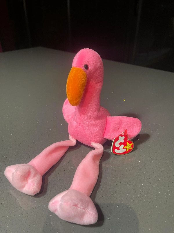 Ty Beanie Baby Pinky the flamingo with tags Vinted