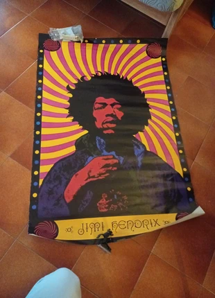 Grand poster hendrix, marque: Inconnu, état: Neuf sans étiquette, 1,00 €, 1,75 € Protection acheteurs incluse