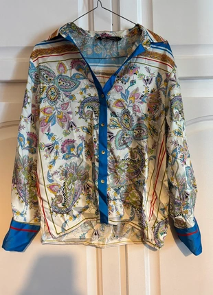 Chemise à motifs multicolores, brand: Zara, condition: New without tags, size: XS / 34 / 6, €8.00, €9.10 includes Buyer Protection