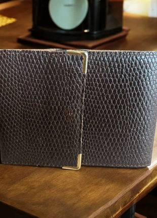 Étui Porte-chéquier Cuir Type Portefeuille Vintage, brand: Vintage, condizioni: Ottime, €15.00, €16.45 include la Protezione acquisti