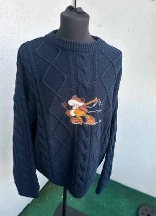 Vintage Disney Mickey Mouse Pullover 90er – Blau, Gr. XL, brand: Disney, condizioni: Buone, taglia: XL, €35.00, €37.45 include la Protezione acquisti