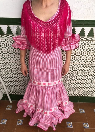 Traje vestido de flamenca, marque: Flamenca, état: Très bon état, taille: S / 36 / 8, 35,00 €, 37,45 € Protection acheteurs incluse