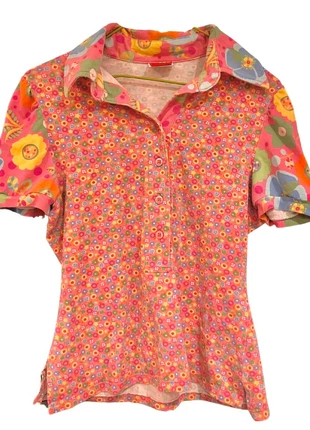 🧿Y2K bubblegum pink waist-hugging polo shirt, brand: Vintage, condition: Very good, size: M / 10, £15.00, £16.45 includes Buyer Protection