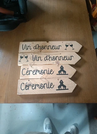 Pancarte mariage, marque: Je ne sais plus, état: Bon état, 5,00 €, 5,95 € Protection acheteurs incluse