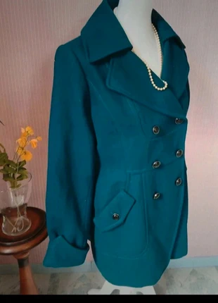 Guess manteaux caban vert pétrole laine cozy, brand: GUESS, condition: Very good, size: M / 38 / 10, €25.00, €26.95 includes Buyer Protection Pro