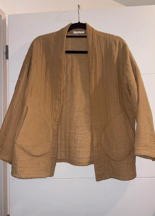 Veste Légère Marron Clair – Gaz de Coton, marque: Coton, état: Très bon état, taille: S / 36 / 8, 10,00 €, 11,20 € Protection acheteurs incluse