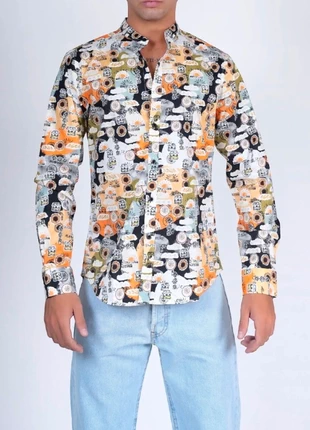 Camicia uomo slim fit comoda cotone, multicolore. Nuovo con cartellino. Sku208. XL., brand: camicia multicolore, condizioni: Nuovo con cartellino, taglia: XL, €9.99, €11.19 include la Protezione acquisti