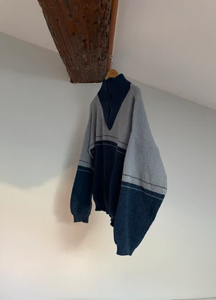 Pull vintage authentique zippé – Made in France / Vintage wool zip-up sweater, marque: Vintage Tangana, état: Bon état, taille: L / 40 / 12, 35,00 €, 37,45 € Protection acheteurs incluse