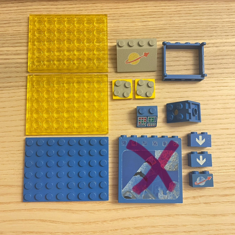 Lego space parts uit 6970 1