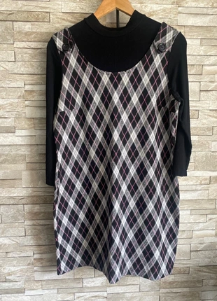 By Henry Holland for Debenhams Check Pinafore Dress. Fits 12-16, brand: H! by Henry Holland, condition: Very good, size: L / 12, £14.00, £15.40 includes Buyer Protection