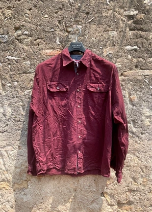 Chemise Wrangler Bordeaux, marca: Wrangler, estado: Muito bom, tamanho: L, €9.00, €10.15 inclui Proteção do Comprador Pro