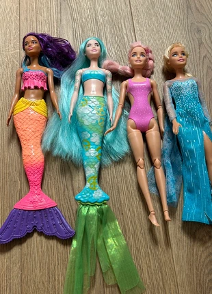 Lot de 4 Barbie sirène et la reine des neiges, marke: Barbie, zustand: Sehr gut, größe: Einheitsgröße, 10,00 €, 11,20 € inklusive Vinted-Käuferschutz