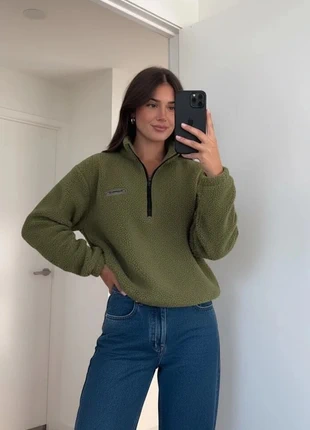 Polaire verte zippée à col montant, matière chaude et douce confortable taille M, marque: Vintage Dressing, état: Très bon état, taille: M / 38 / 10, 44,90 €, 47,85 € Protection acheteurs (Pro) incluse