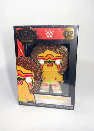Funko Pop! Enamel Pin – Ultimate Warrior 02 WWE, merk: Funko, staat: Nieuw met prijskaartje, maat: Universeel, € 6,00, € 7,00 inclusief Kopersbescherming