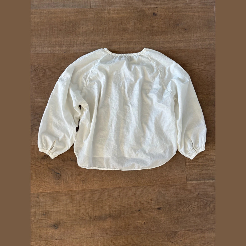 outerknown button down 100% cotton blouse 2