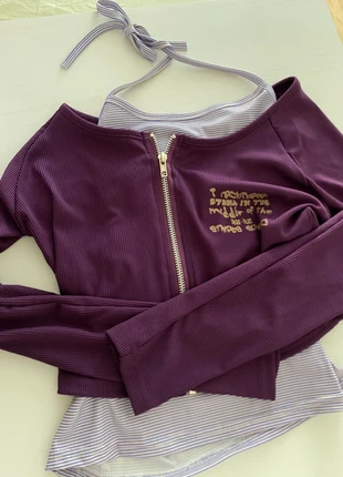 Zwei teiler mit jacke und halter top, merk: COQUETTE, staat: Nieuw zonder prijskaartje, maat: S / 36 / 8, € 25,00, € 26,95 inclusief Kopersbescherming