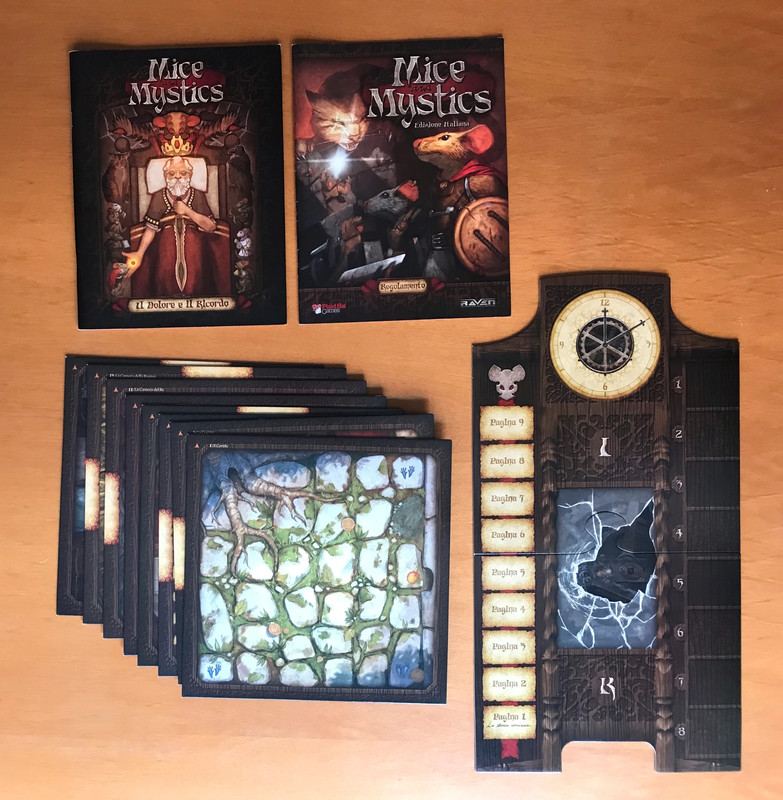 Mice and Mystics - Italiano - Prima Edizione - Raven 2013 Completo con carte promo 4