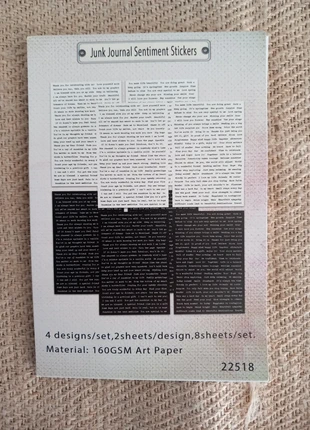 Tekst stickers, journalen, scrabbook, marque: onbekend, état: Très bon état, 1,00 €, 1,75 € Protection acheteurs incluse