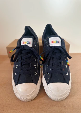 Converse Chuck Taylor All Star Dainty Rainbow Low Top Cowboy Blue 564978C, brand: Converse, condition: Very good, size: 4, £20.00, £21.70 includes Buyer Protection
