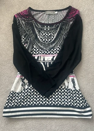 vintage long sleeve diamanté graphic top, brand: Vintage Dressing, condition: New without tags, size: M / UK 12-14, £7.50, £8.58 includes Buyer Protection