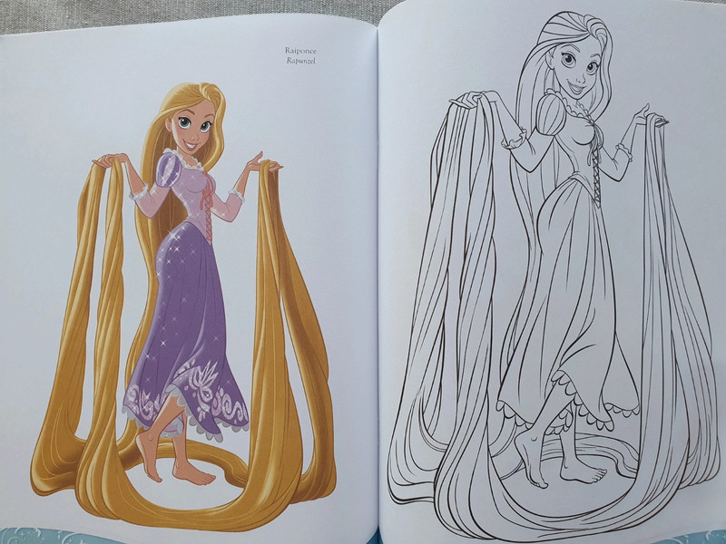 Cadeau Affaires High Tech - Livre de coloriage Disney Princesses
