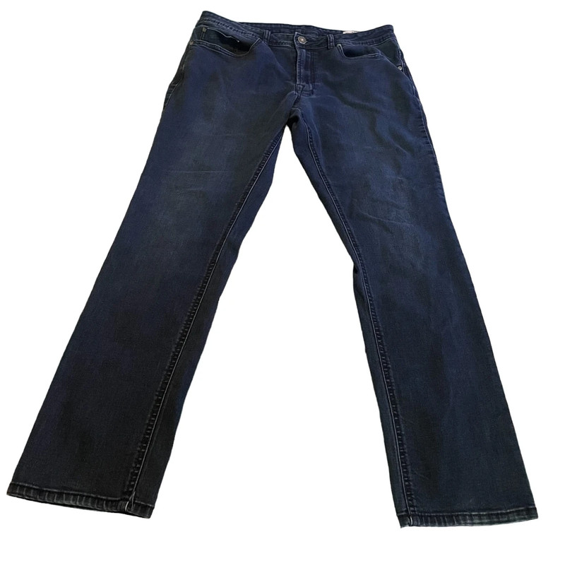 Buffalo David Bitton Jeans Men 34x32 Blue Axel-X Slim Stretch Western Cowboy 1
