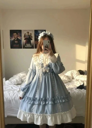 Robe Lolita Bleu Pastel – Romantique / Kawaii Élégante / Cosplay Féérique / Sweet Unique, marque: Atelier Ysée, état: Très bon état, taille: M / 38 / 10, 49,99 €, 53,19 € Protection acheteurs (Pro) incluse