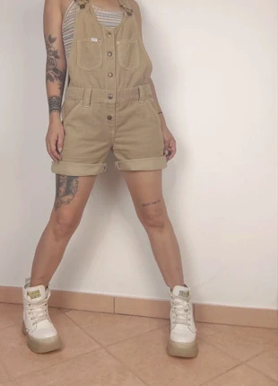 Combishort en velours marron Lee Vintage 80s 90s taille XS, brand: Vintage, condition: Very good, size: XS / 34 / 6, €24.00, €25.90 includes Buyer Protection Pro