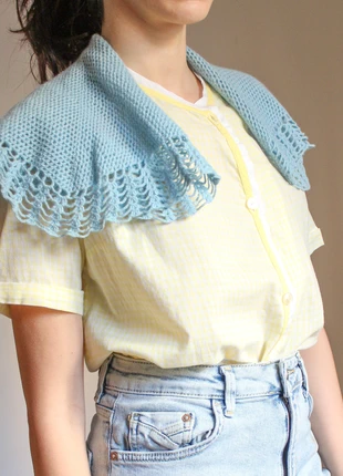 Scialle / coprispalle all'uncinetto, état: Bon état, taille: Taille unique, 3,00 €, 3,85 € Protection acheteurs incluse